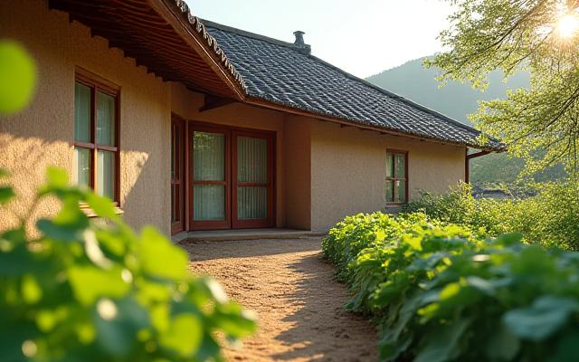 양평 흙집 스테이 외부 전경