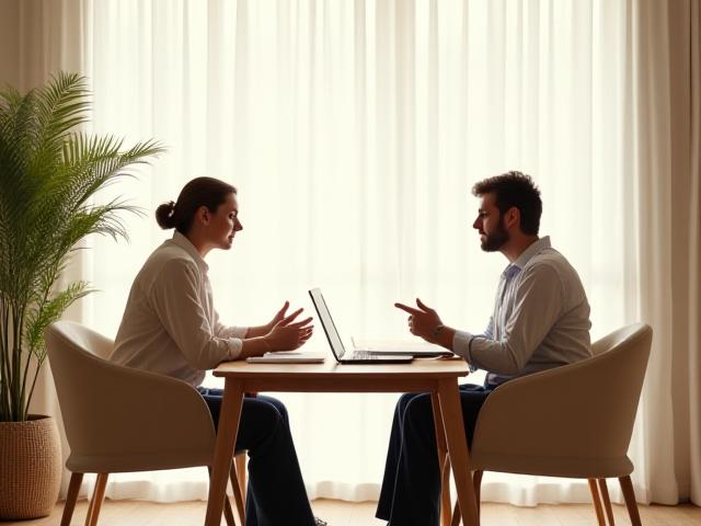 전문가와 고객이 개인 맞춤 웰니스 상담을 진행하는 모습